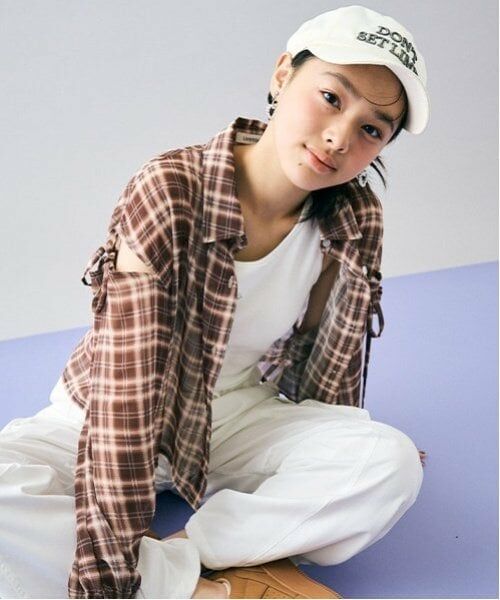 Lovetoxic / ラブトキシック シャツ・ブラウス | インナーつきシアーチェックシャツ | 詳細3