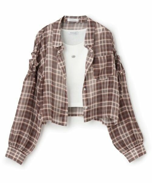 Lovetoxic / ラブトキシック シャツ・ブラウス | インナーつきシアーチェックシャツ | 詳細9