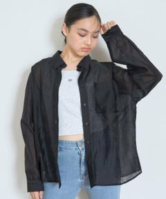 Lovetoxic / ラブトキシック シャツ・ブラウス | インナーつきシアーシャツ