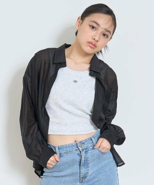 Lovetoxic / ラブトキシック シャツ・ブラウス | インナーつきシアーシャツ | 詳細5