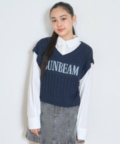 Lovetoxic / ラブトキシック シャツ・ブラウス | ニットレイヤードブラウス