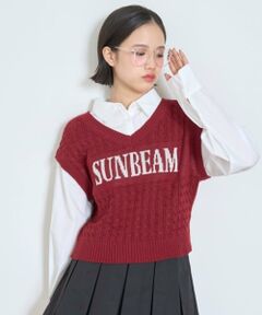 Lovetoxic / ラブトキシック シャツ・ブラウス | ニットレイヤードブラウス