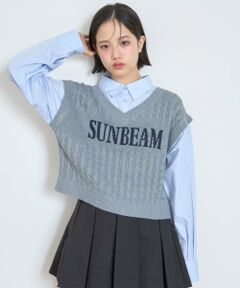 Lovetoxic / ラブトキシック シャツ・ブラウス | ニットレイヤードブラウス