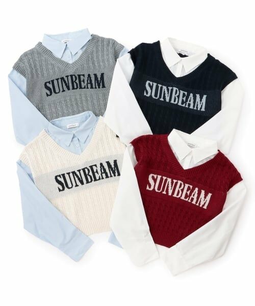 Lovetoxic / ラブトキシック シャツ・ブラウス | ニットレイヤードブラウス | 詳細14