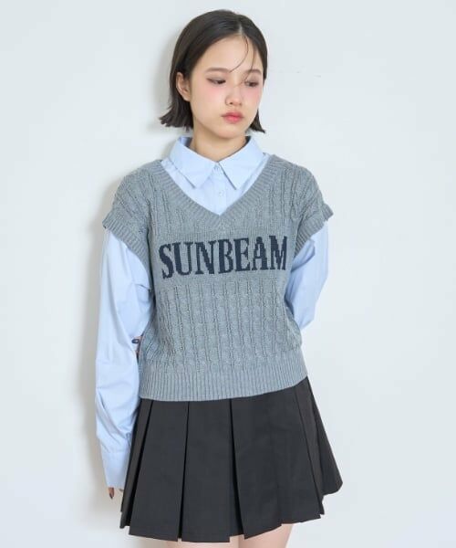 Lovetoxic / ラブトキシック シャツ・ブラウス | ニットレイヤードブラウス | 詳細4