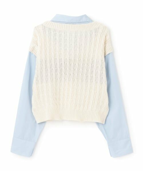 Lovetoxic / ラブトキシック シャツ・ブラウス | ニットレイヤードブラウス | 詳細9