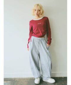 Lovetoxic / ラブトキシック Tシャツ | テレコドロスト長袖Tシャツ