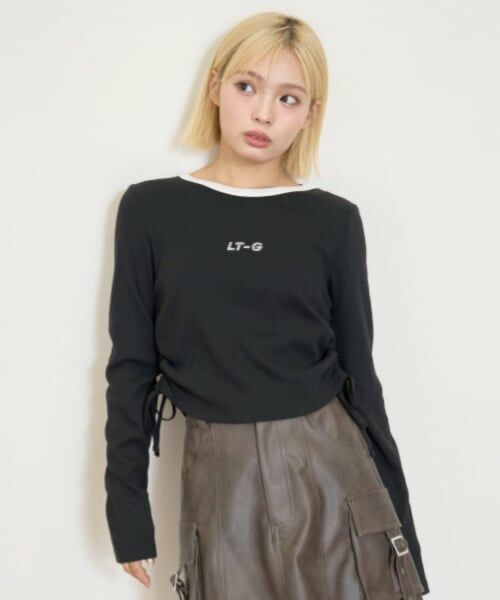 Lovetoxic / ラブトキシック Tシャツ | テレコドロスト長袖Tシャツ | 詳細1