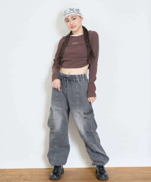 Lovetoxic / ラブトキシック Tシャツ | テレコドロスト長袖Tシャツ | 詳細2