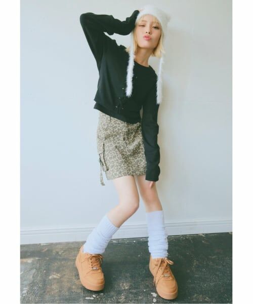 Lovetoxic / ラブトキシック Tシャツ | レースアップ長袖TシャツSET | 詳細2