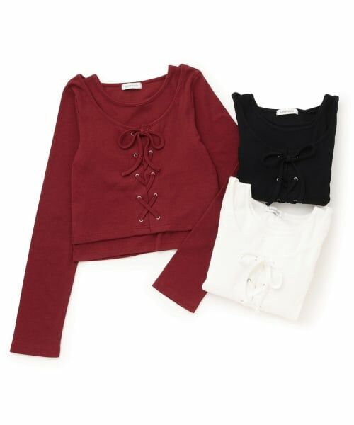 Lovetoxic / ラブトキシック Tシャツ | レースアップ長袖TシャツSET | 詳細5