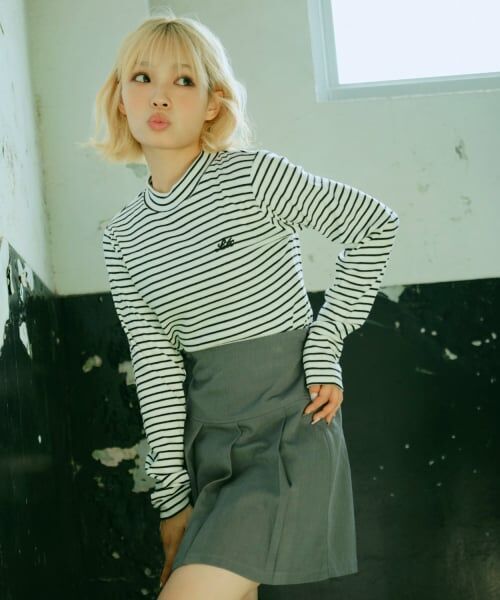 Lovetoxic / ラブトキシック Tシャツ | 【吸湿発熱】テレコ長袖Tシャツ（マルチ）