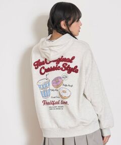 Lovetoxic / ラブトキシック パーカー | バックサガラルーズパーカ