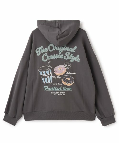 Lovetoxic / ラブトキシック パーカー | バックサガラルーズパーカ | 詳細2