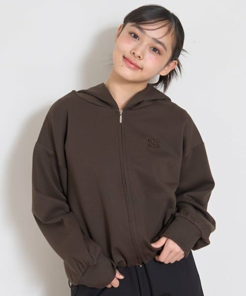 Lovetoxic / ラブトキシック パーカー | 【セット可】ダンボールZIPパーカ（茶）