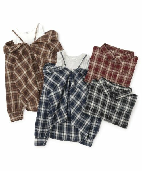 Lovetoxic / ラブトキシック シャツ・ブラウス | 2WAY長袖チェックシャツSET | 詳細12