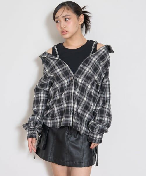 Lovetoxic / ラブトキシック シャツ・ブラウス | 2WAY長袖チェックシャツSET | 詳細19
