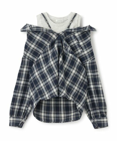 Lovetoxic / ラブトキシック シャツ・ブラウス | 2WAY長袖チェックシャツSET | 詳細2
