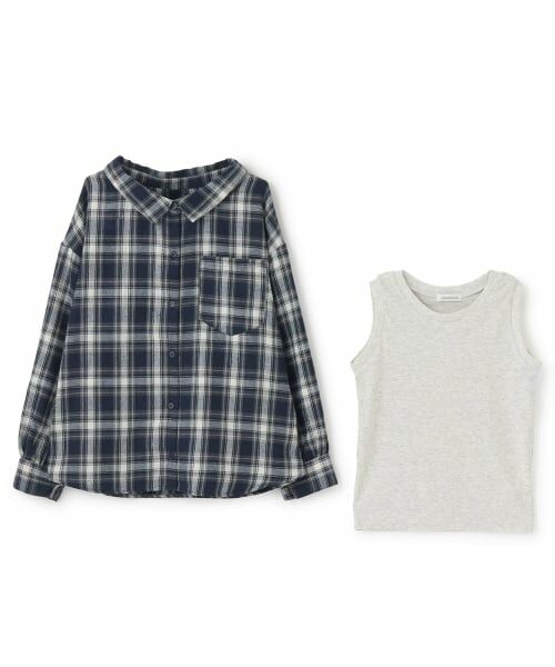 Lovetoxic / ラブトキシック シャツ・ブラウス | 2WAY長袖チェックシャツSET | 詳細4