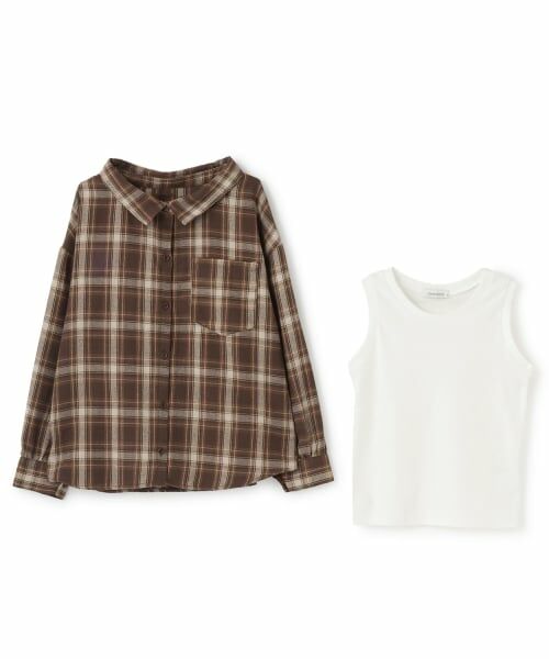 Lovetoxic / ラブトキシック シャツ・ブラウス | 2WAY長袖チェックシャツSET | 詳細6