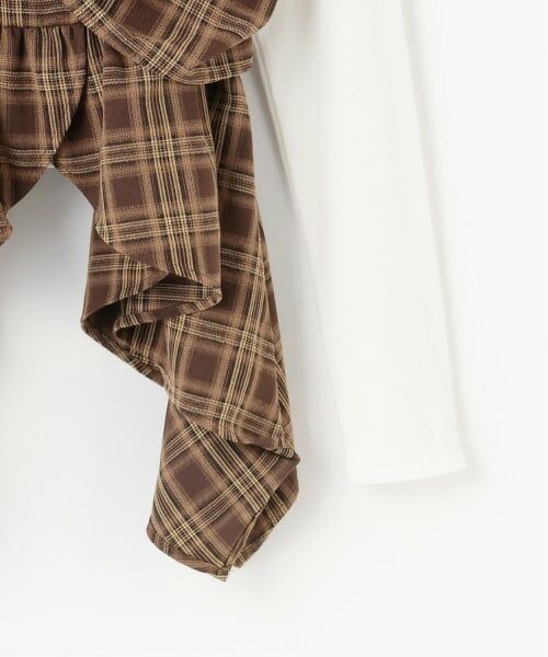 Lovetoxic / ラブトキシック キャミソール・チューブトップ | インナーツキイレヘムチェックキャミソール | 詳細8