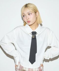 Lovetoxic / ラブトキシック シャツ・ブラウス | 【ラブトキガールコラボ】ネクタイツキ長袖シャツ