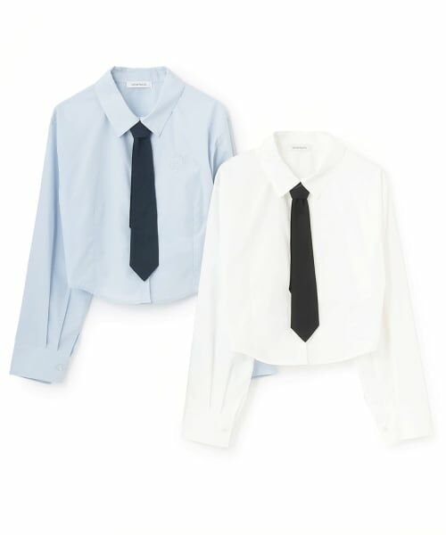 Lovetoxic / ラブトキシック シャツ・ブラウス | 【ラブトキガールコラボ】ネクタイツキ長袖シャツ | 詳細5