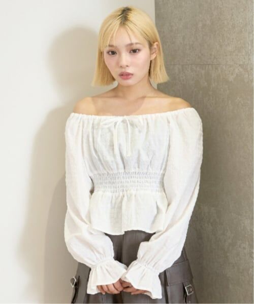 Lovetoxic / ラブトキシック シャツ・ブラウス | チェックオフショルブラウス | 詳細1