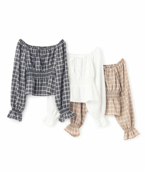 Lovetoxic / ラブトキシック シャツ・ブラウス | チェックオフショルブラウス | 詳細3