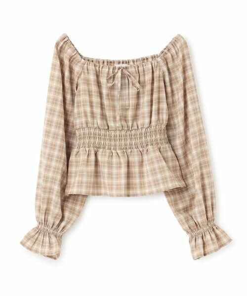 Lovetoxic / ラブトキシック シャツ・ブラウス | チェックオフショルブラウス | 詳細5