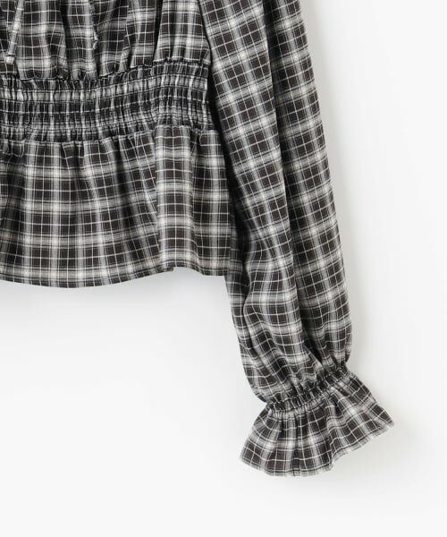 Lovetoxic / ラブトキシック シャツ・ブラウス | チェックオフショルブラウス | 詳細9