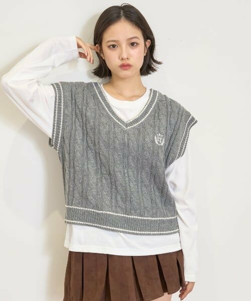 Lovetoxic / ラブトキシック Tシャツ | チュールペプラム長袖Tシャツ | 詳細2