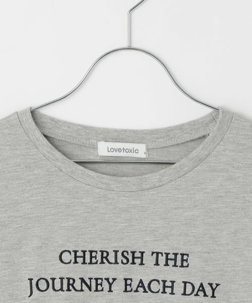 Lovetoxic / ラブトキシック Tシャツ | チュールペプラム長袖Tシャツ | 詳細7