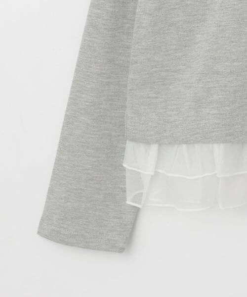 Lovetoxic / ラブトキシック Tシャツ | チュールペプラム長袖Tシャツ | 詳細8