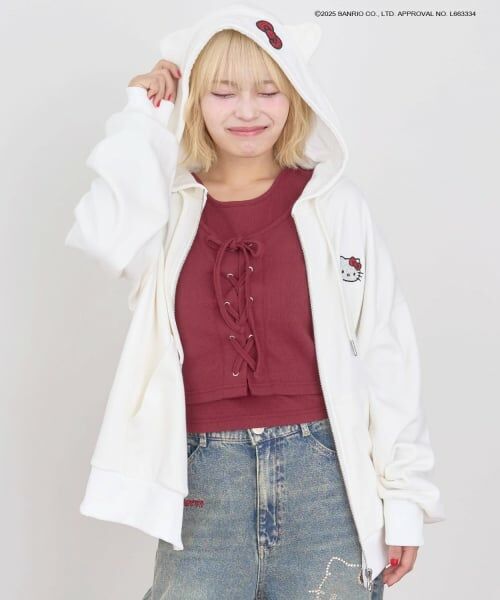 Lovetoxic / ラブトキシック パーカー | 【サンリオキャラクターズ】なりきりパーカー（ハローキティ）