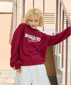 Lovetoxic / ラブトキシック スウェット | 【秒かわトップス】ロゴ刺しゅうベーシックスウェット