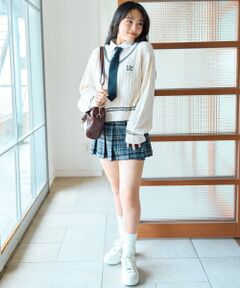 Lovetoxic / ラブトキシック ニット・セーター | 衿つきレイヤードニット