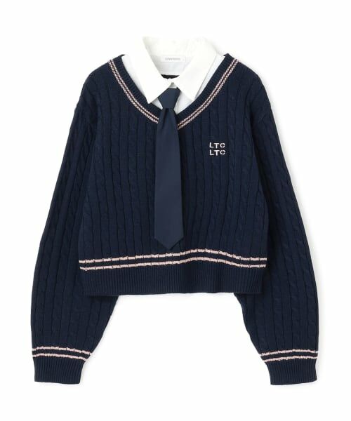 Lovetoxic / ラブトキシック ニット・セーター | 衿つきレイヤードニット | 詳細10