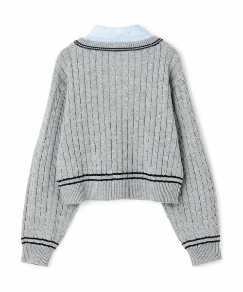 Lovetoxic / ラブトキシック ニット・セーター | 衿つきレイヤードニット | 詳細11