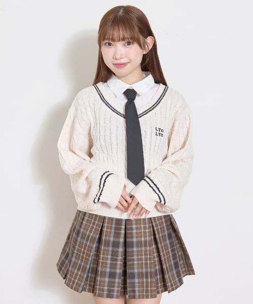 Lovetoxic / ラブトキシック ニット・セーター | 衿つきレイヤードニット | 詳細3