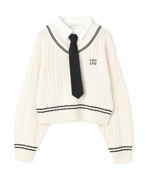 Lovetoxic / ラブトキシック ニット・セーター | 衿つきレイヤードニット | 詳細7