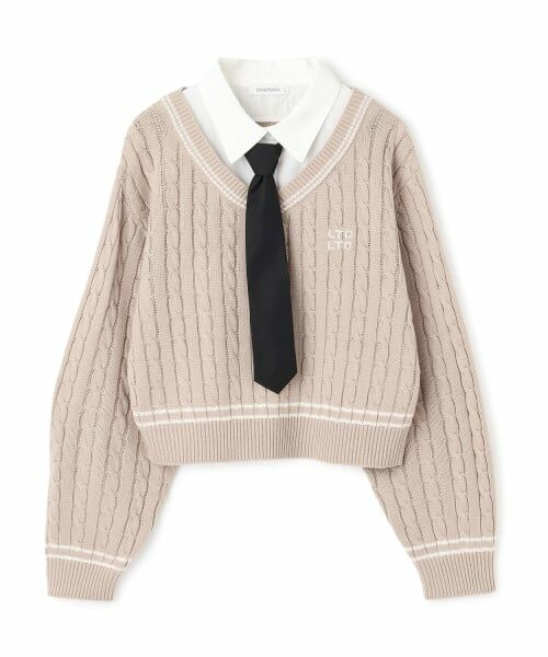 Lovetoxic / ラブトキシック ニット・セーター | 衿つきレイヤードニット | 詳細8