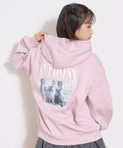 Lovetoxic / ラブトキシック パーカー | 【綿100％】裏起毛フォトルーズパーカー