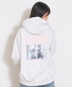 Lovetoxic / ラブトキシック パーカー | 【綿100％】裏起毛フォトルーズパーカー