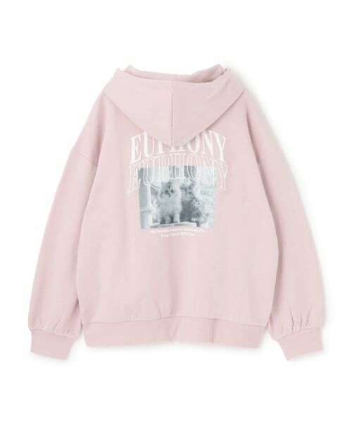 Lovetoxic / ラブトキシック パーカー | 【綿100％】裏起毛フォトルーズパーカー | 詳細13