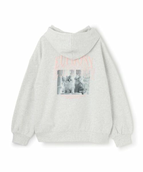 Lovetoxic / ラブトキシック パーカー | 【綿100％】裏起毛フォトルーズパーカー | 詳細15