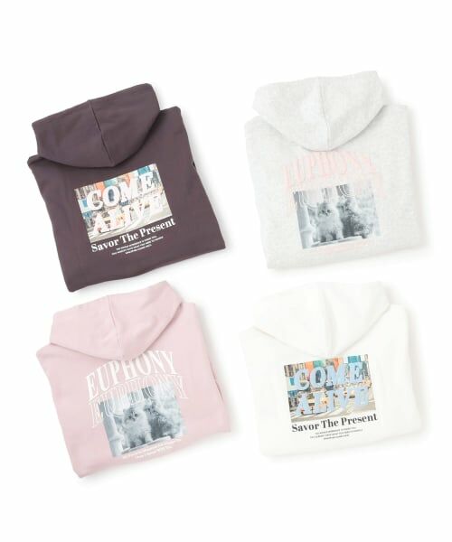 Lovetoxic / ラブトキシック パーカー | 【綿100％】裏起毛フォトルーズパーカー | 詳細9