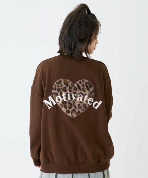 Lovetoxic / ラブトキシック スウェット | 【綿100％】裏起毛アニマルルーズスウェット | 詳細6
