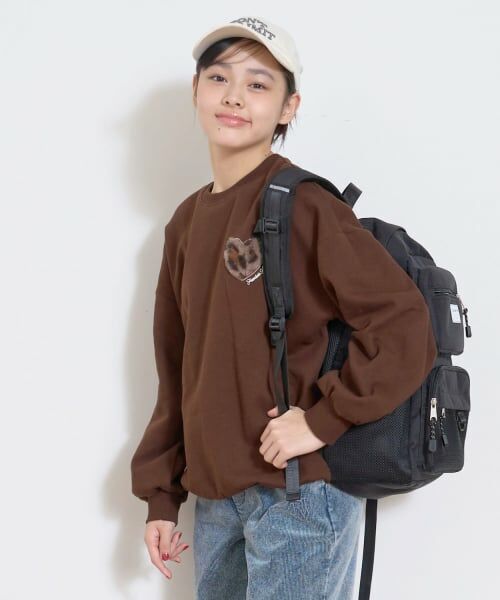 Lovetoxic / ラブトキシック スウェット | 【綿100％】裏起毛アニマルルーズスウェット | 詳細7