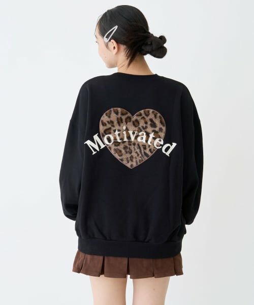 Lovetoxic / ラブトキシック スウェット | 【綿100％】裏起毛アニマルルーズスウェット | 詳細8